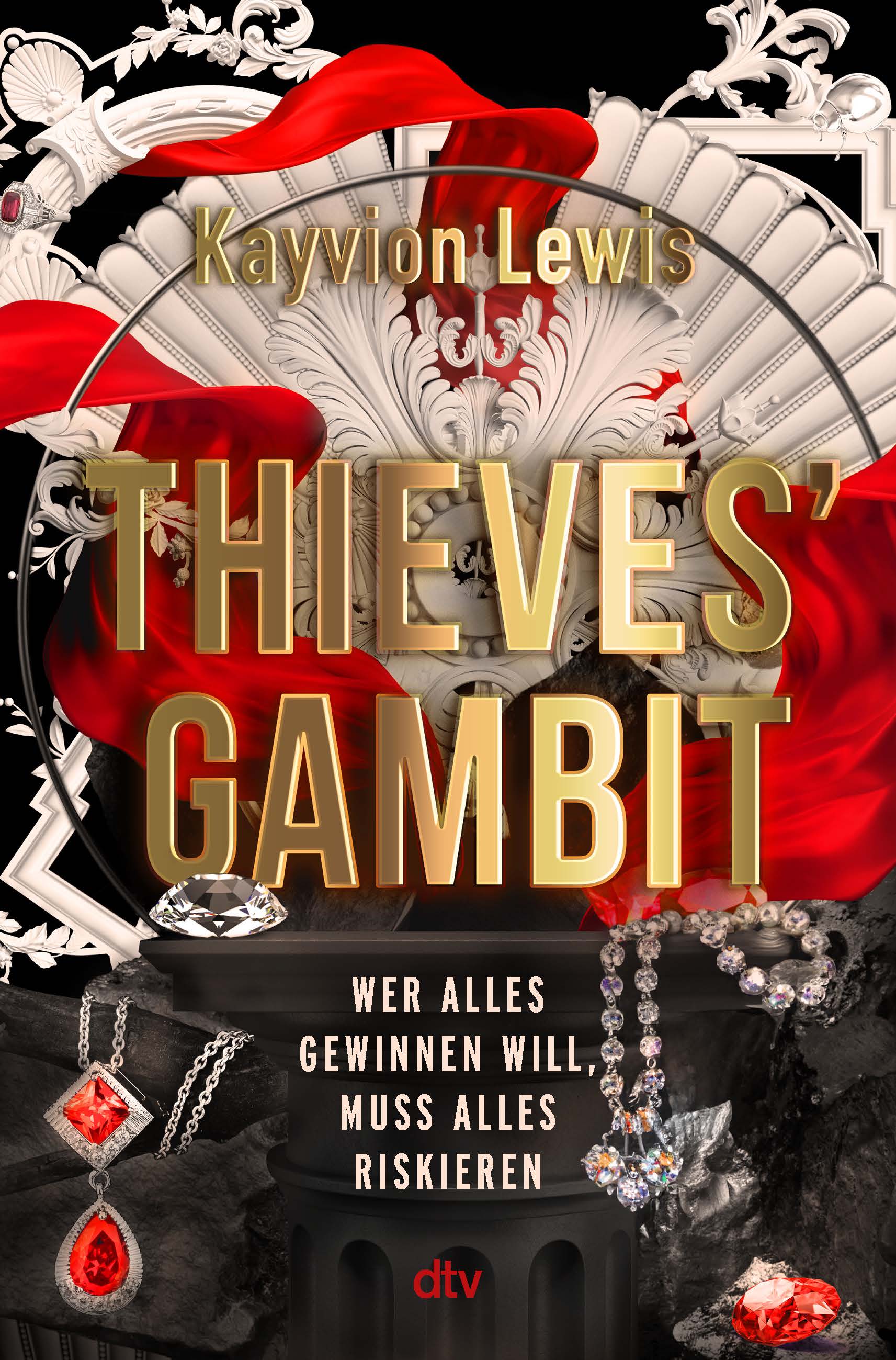 Bücherblog. Neuerscheinungen. Buchcover. Thieves’ Gambit (Band 1) von Kayvion Lewis. Fantasy. Jugendbuch. dtv Verlag.