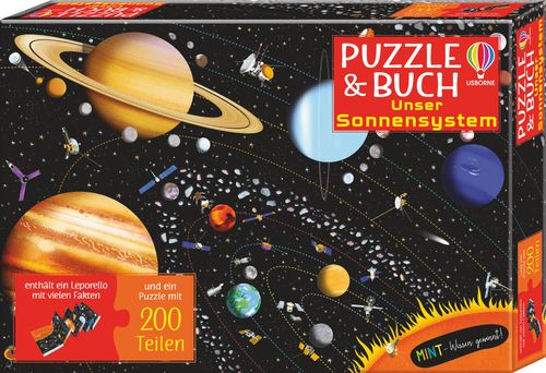 MINT - Wissen gewinnt! Puzzle & Buch: Unser Sonnensystem