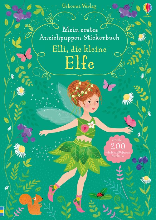 Mein erstes Anziehpuppen-Stickerbuch: Elli, die kleine Elfe