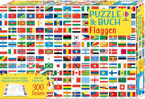 Puzzle & Buch: Flaggen