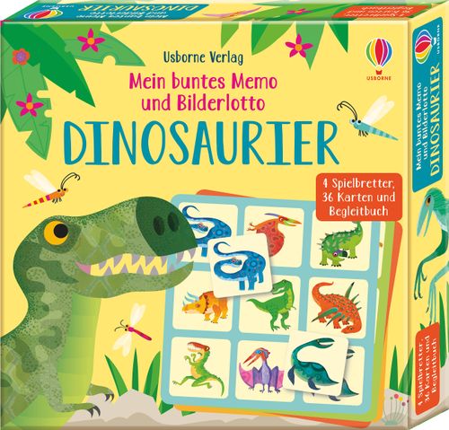 Mein buntes Memo und Bilderlotto: Dinosaurier