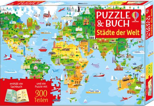 Puzzle & Buch: Städte der Welt