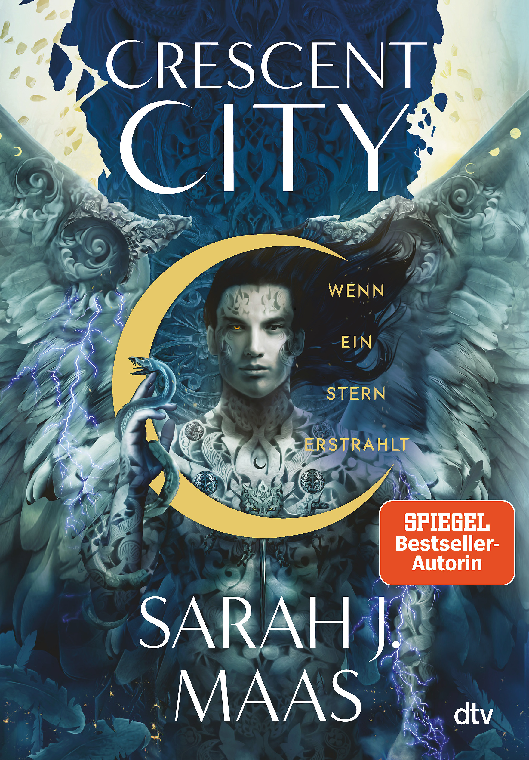 Bücherblog. Neuerscheinungen. Buchcover. Crescent City - Wenn ein Stern erstrahlt (Band 2) von Sarah J. Maas. Fantasy. dtv.