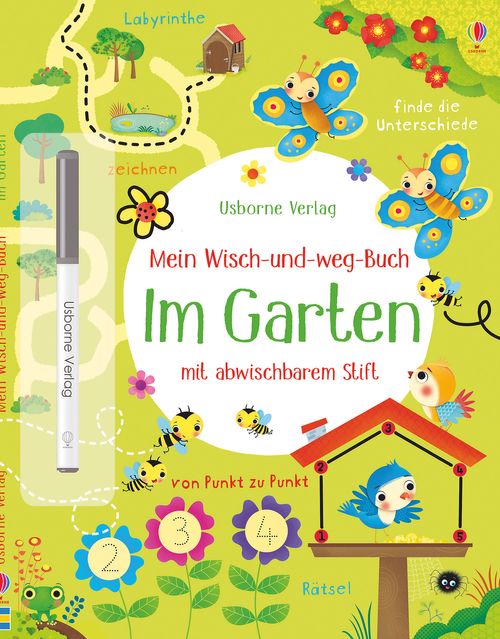 Mein Wisch-und-weg-Buch: Im Garten