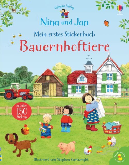 Nina und Jan - Mein erstes Stickerbuch: Bauernhoftiere