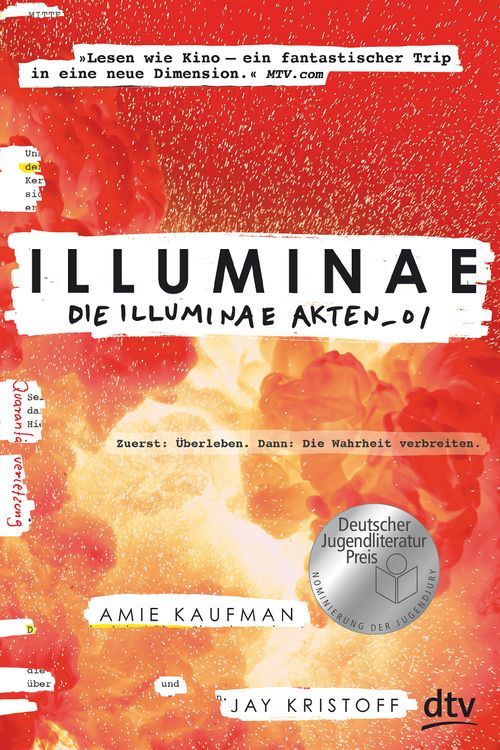 Die Illuminae-Akten Band 1. Illuminae. von Amie Kaufman und Jay Kristoff. Cover. Themen: Science Fiction, Weltraum, Kapitalismus