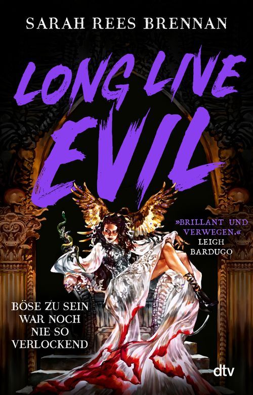 Bücherblog. Neuerscheinungen. Buchcover. Long Live Evil (Band 1) von Sarah Rees Brennan. Fantasy. dtv.