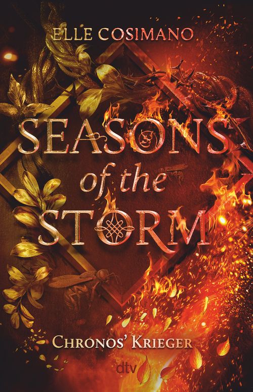 Bücherblog. Neuerscheinungen. Buchcover. Seasons of the Storm - Chronos’ Krieger (Band 2) von Elle Cosimano. Fantasy. Jugendbuch. dtv Verlag.