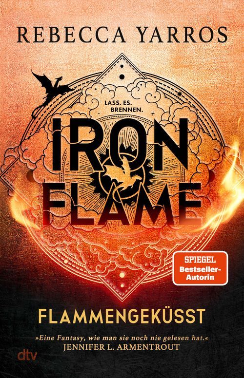 Bücherblog. Neuerscheinungen. Buchcover. Iron Flame - Flammengeküsst (Band 2) von Rebecca Yarros. Fantasy. Jugendbuch. dtv Verlag.